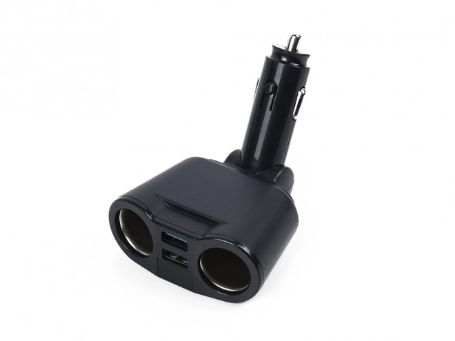 Vtičnica za vžigalnik s razdelilnikom in USB polnilnikom