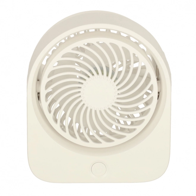 Brezžični USB namizni ventilator 11,5 cm beli
