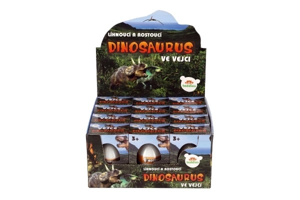 Jajce za izleganje in rast dinozavra 6cm v škatli