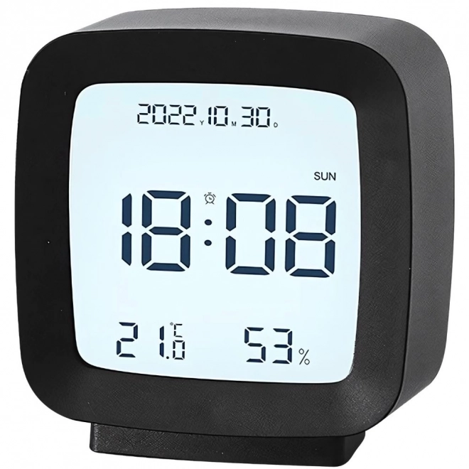 Digitalna budilka z LCD zaslonom in merjenjem temperature ter vlažnosti