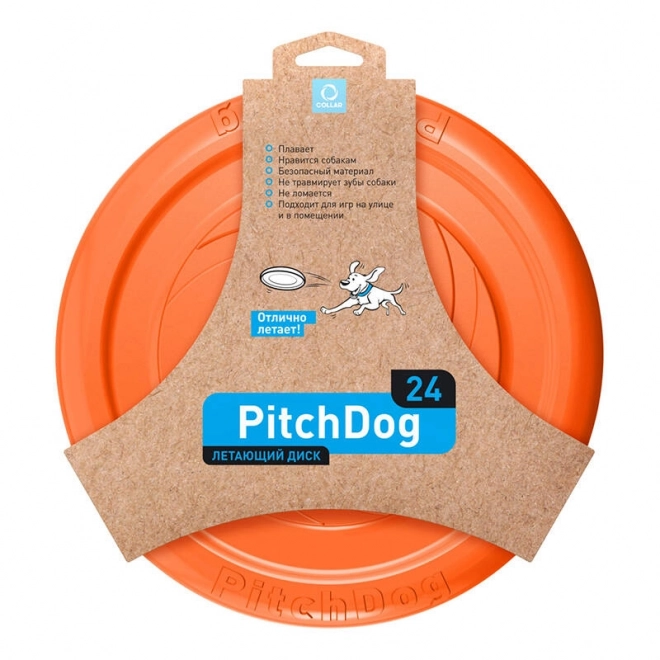 Frizbi/disk Waudog 24 cm, oranžen