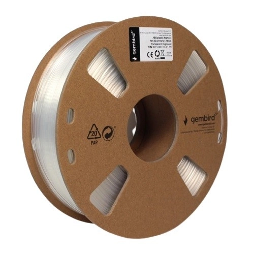 Vlakno za 3D tiskalnik ABS/1,75 mm/prosojno