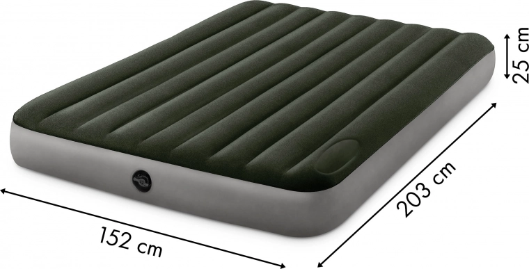 Prostorna dvoposteljna vzmetnica 203 × 152 × 25 cm