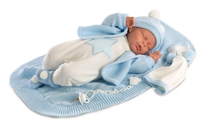 Llorens M740-45 oblačilni set za lutko dojenček NEW BORN velikosti 40-42 cm