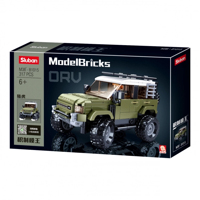 Sluban Model Bricks M38-B1015 angleški SUV Napadalec