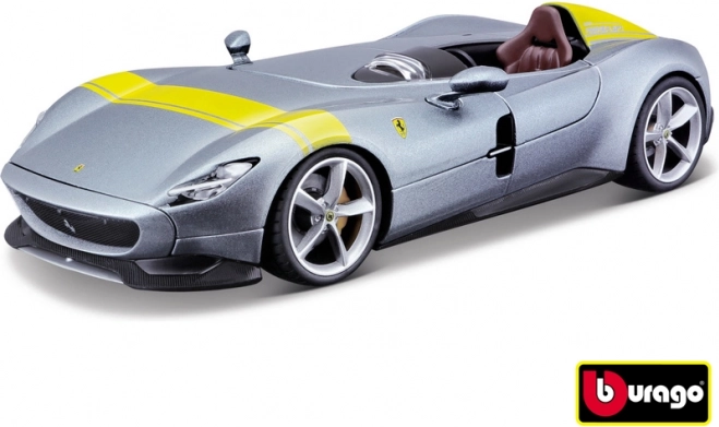 Ferrari Monza SP1 srebrna/modra kovinski model 1:24
