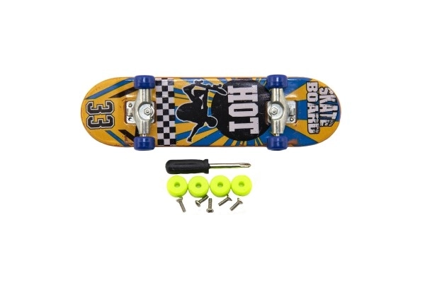 Skateboard za prste s pripomočki - 9 cm
