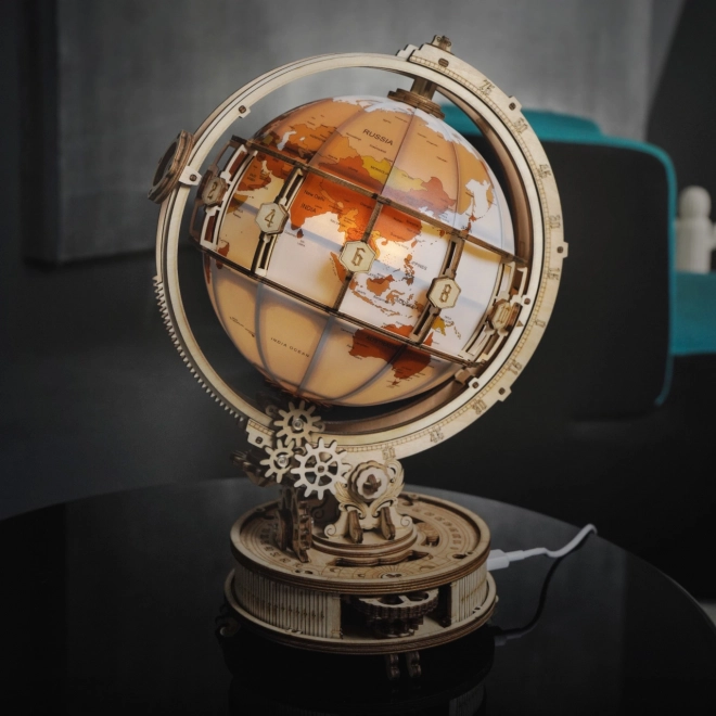 RoboTime 3D lesen mehanični puzzle Svetleči globus