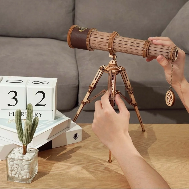 ROBOTIME Rokr Leseni Model Monokularnega Teleskopa