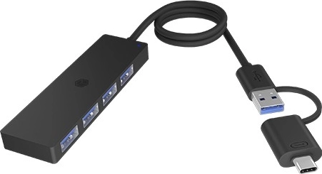Razdelilnik s 4 vrati USB tipa A s priključkom tipa C/A
