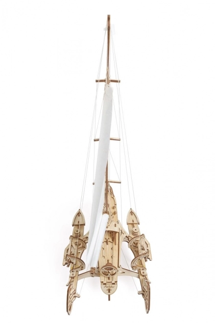 Ugears 3D sestavljanka - Trimaran Merihobus 237 delov