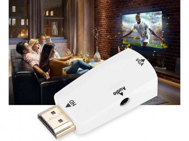 Pretvornik iz HDMI na VGA z avdio izhodom