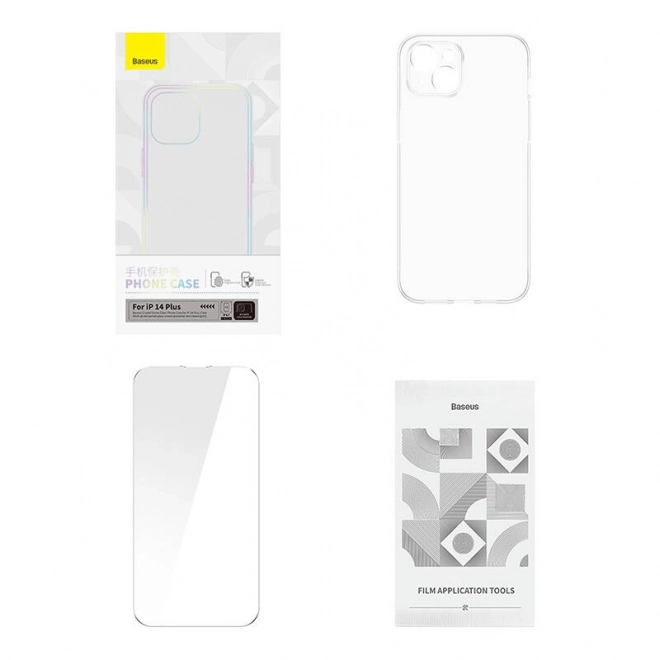 Ohišje Baseus Crystal Series za iPhone 14 Plus