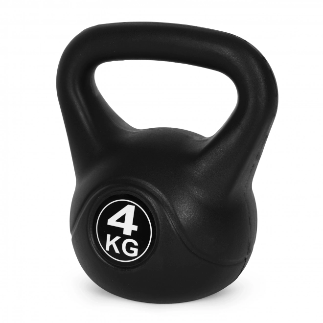 Kettlebell za vadbo črna - 4kg