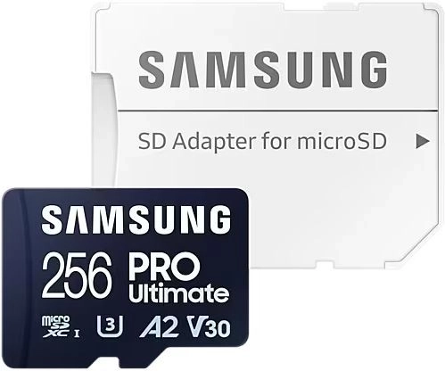Samsung microSD kartica Pro Ultimate 256 GB + SD adapter