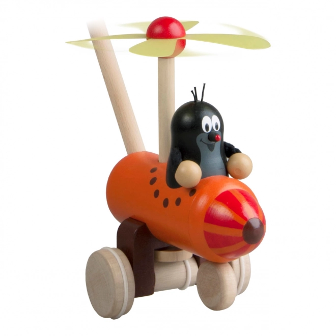 Pohodnik na palici Krtek v letalu - 60 cm