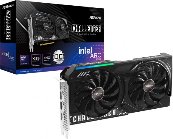 Grafična kartica ASROCK ARC B580 Challenger 12GB OC