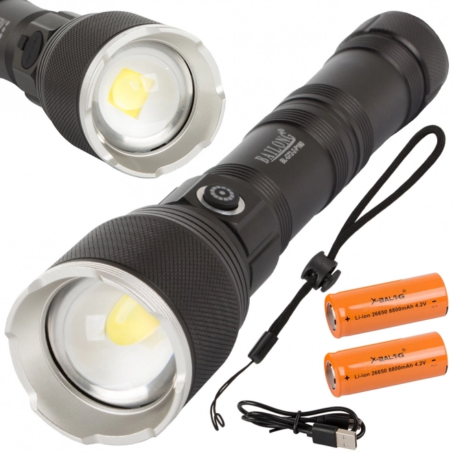 Vojaška taktična svetilka Bailong s Cree LED XHP160