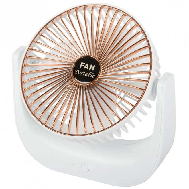 Brezžični namizni ventilator – Belo-roza