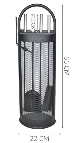Pripomočki za kamin 4 kosi Kaminer