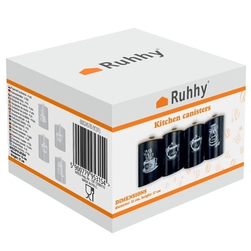 Kuhinjski pripomočki - 4 kosi. Ruhhy 24578