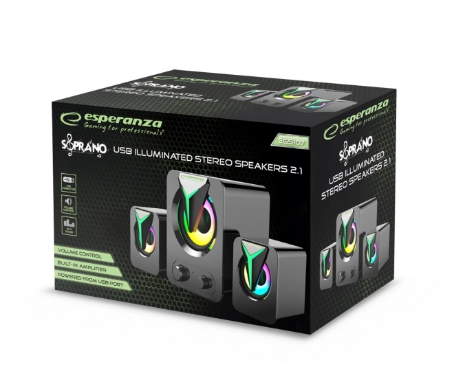 2.1 Zvočniki USB Rainbow Soprano