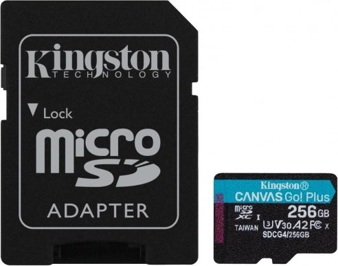 Kartica microSD Kingston Canvas Go! Plus 256GB