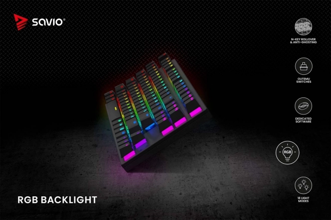 Mehanska tipkovnica Savio Tempest X2 RGB Outemu Brown
