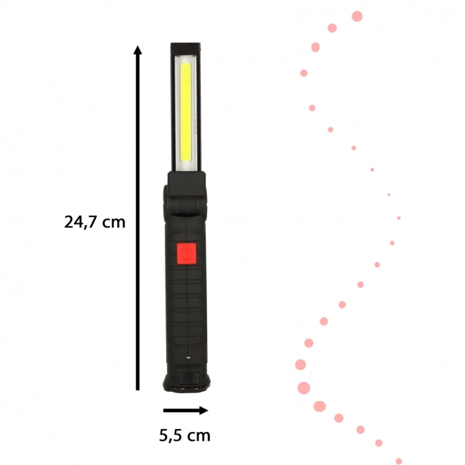 USB delovna LED svetilka z magnetom in akumulatorjem