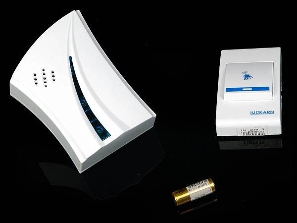 Brezžični zvonec z dosegom 150 m in LED melodijami