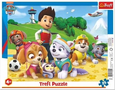 Okvirne puzzle 25 kosov TAČKE NA PATRULJI Na sledi
