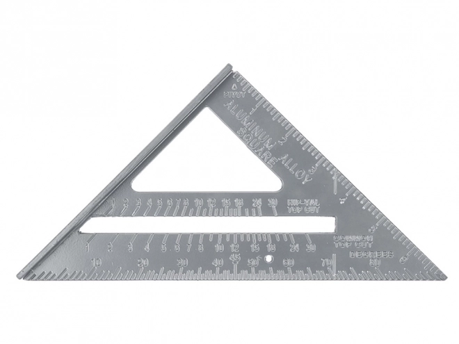 Aluminijast kotnik z graviranimi oznakami 180 mm