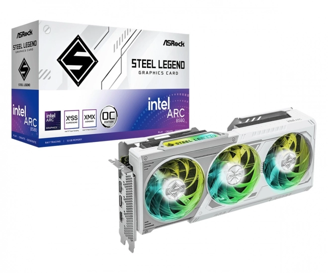Grafična kartica ASRock B580 Steel Legend 12GB OC GDDR6