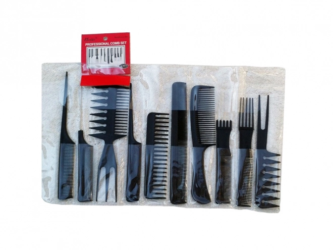 Set frizerskih glavnikov s torbico