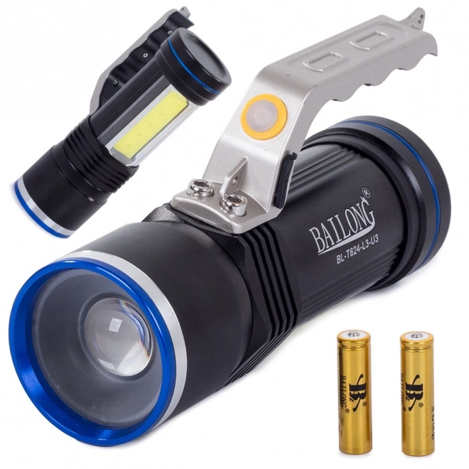 Vojaška LED svetilka s Cree XM-L3-U3 Zoom od Bailong