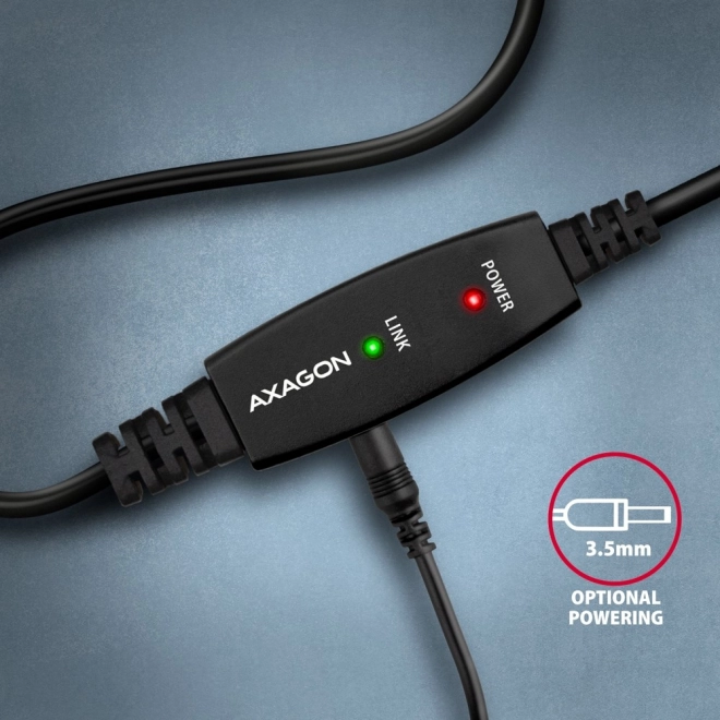 ADR-215B USB 2.0 A-M -> B-M aktivni povezovalni kabel/ojačevalnik 15 m