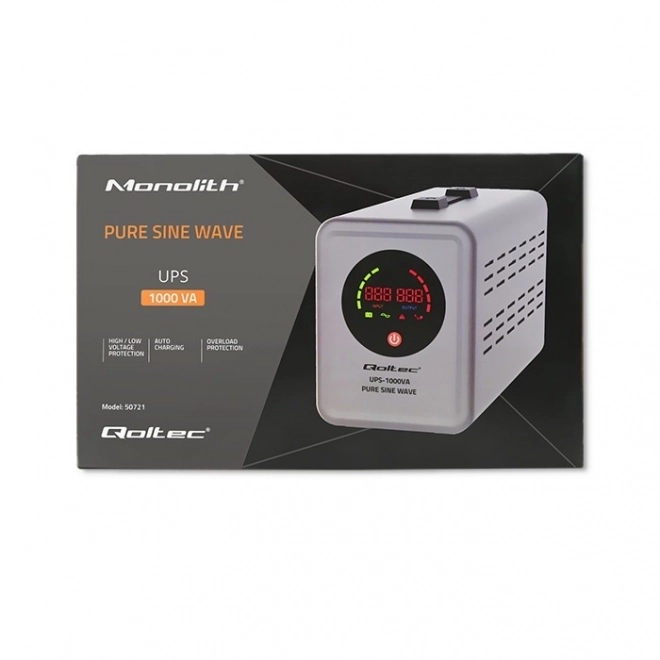 Qoltec Pure Sine Wave UPS 1000VA rezervno napajanje