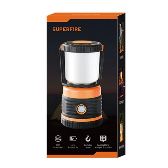 Kamp svetilka Superfire z visoko svetlostjo 850 lm