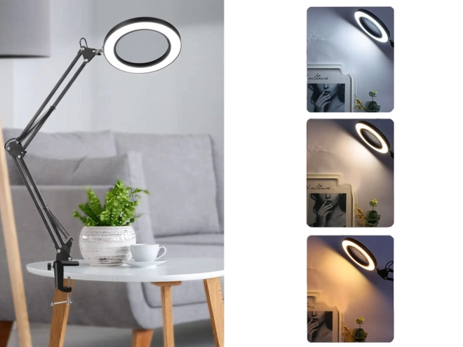 Kozmetična LED povečevalna svetilka