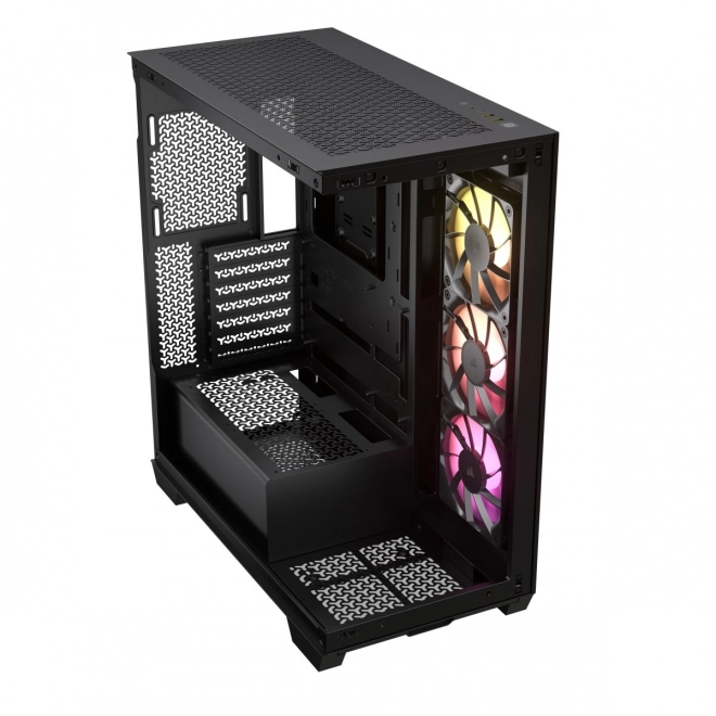 Ohišje računalnika Mid-Tower 3500X ICUE LINK RGB TG črna