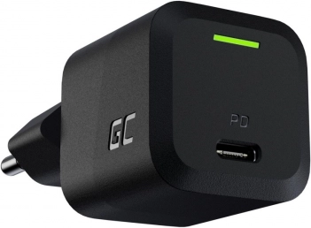 Polnilec Greencell PowerGaN 33W USB‑C črn