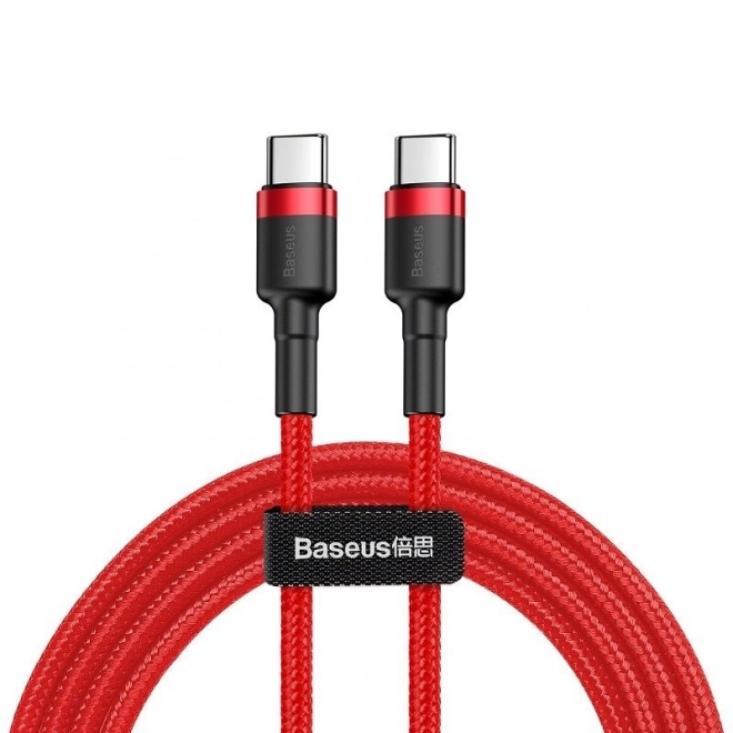 Kabel Baseus Cafule USB-C PD2.0 60W 2m Rdeč