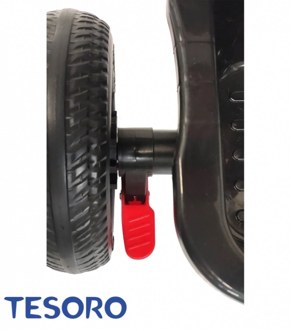 Vrteča tricikel 360 BT-13 Bel okvir - temno moder