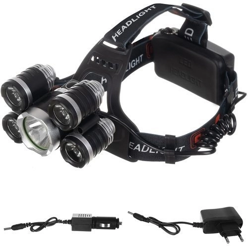 Naglavna svetilka 5 x LED T6 CREE