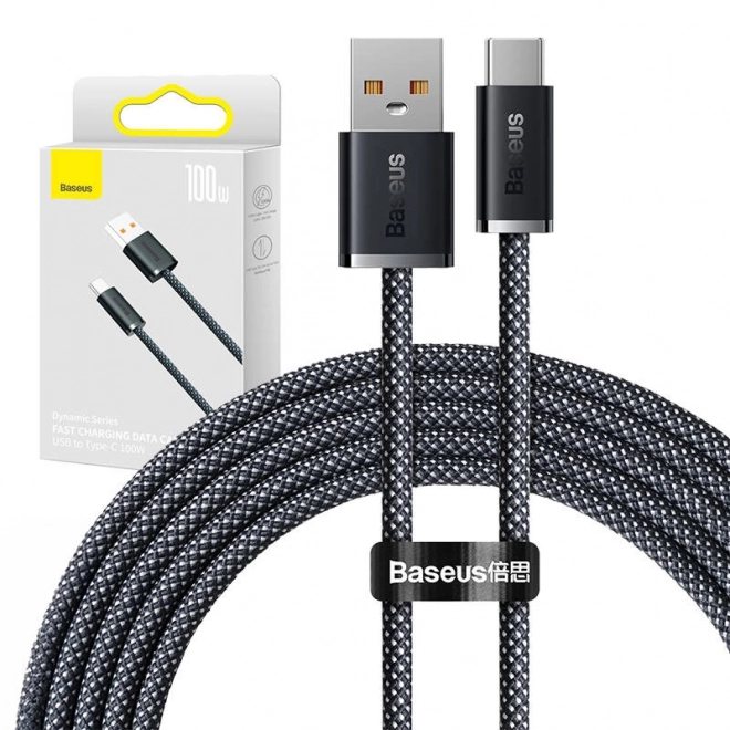 Kabel USB na USB-C Baseus Dynamic Series 2m črn