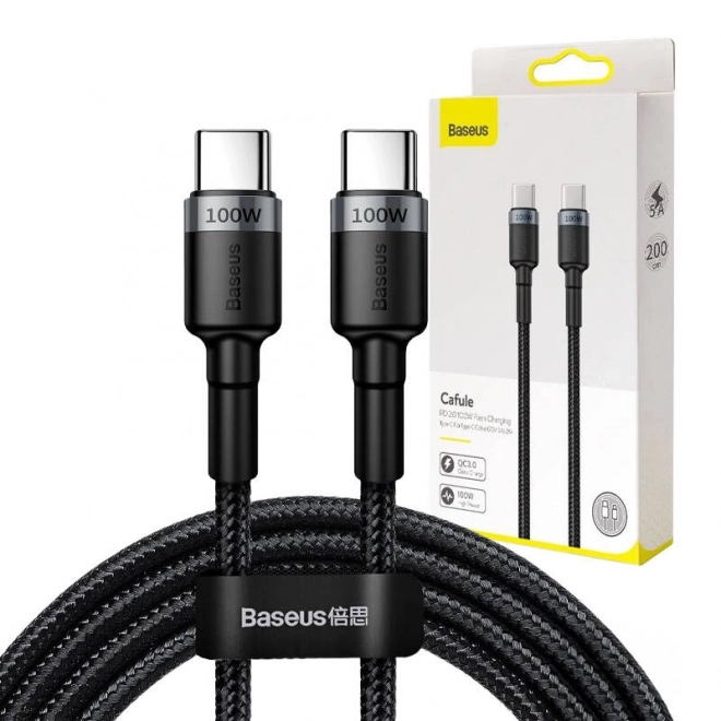 Baseus Cafule USB-C kabel s hitrim polnjenjem 100W