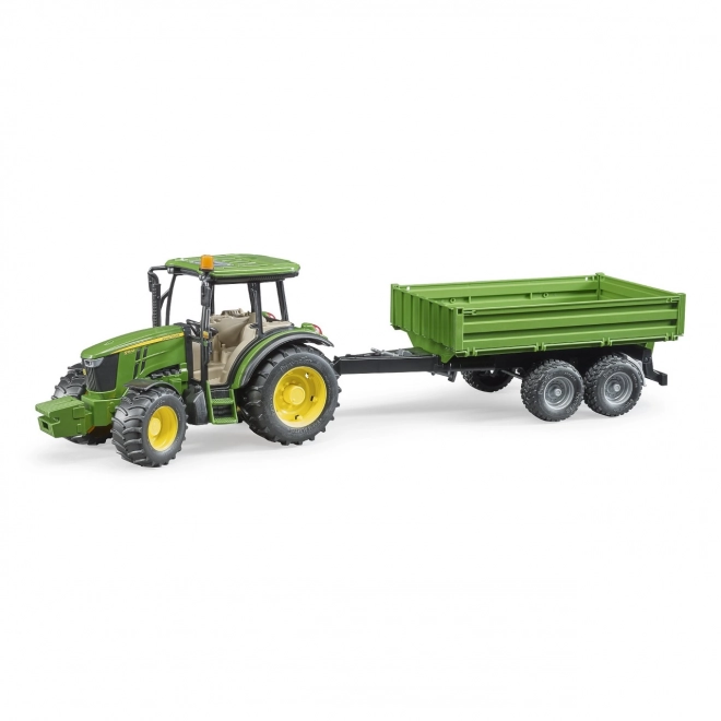 Bruder Traktor John Deere s prikolico