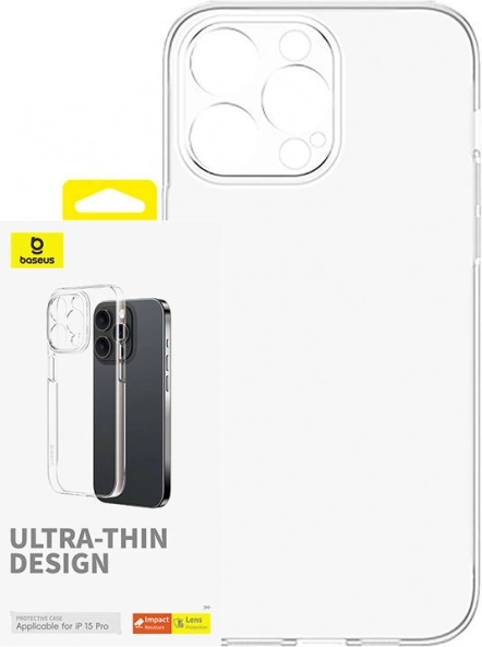 Ohišje za iPhone 15 Pro Baseus OS-Lucent Series prozorno