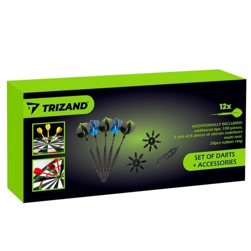 Set 12 puščic + oprema Trizand 21629