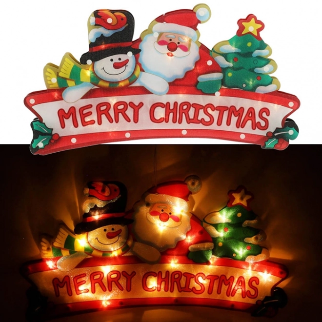 Božična LED dekoracija Merry Christmas 45 cm